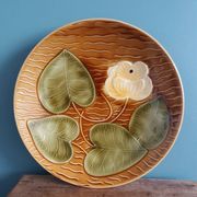 Sarreguemines hollow round dish