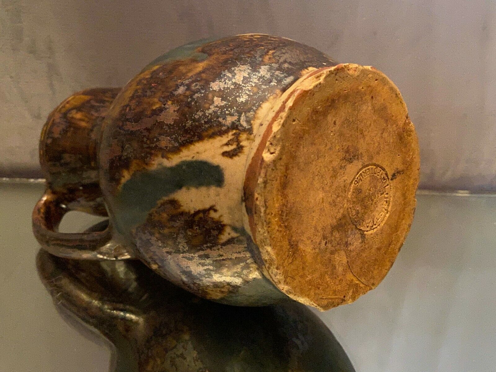 Pitcher in La Borne stoneware signed Lucien Talbot