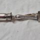 Solid silver meat fork, early twentieth century