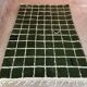 Handmade pure wool rug, size 140 x 260 cm.