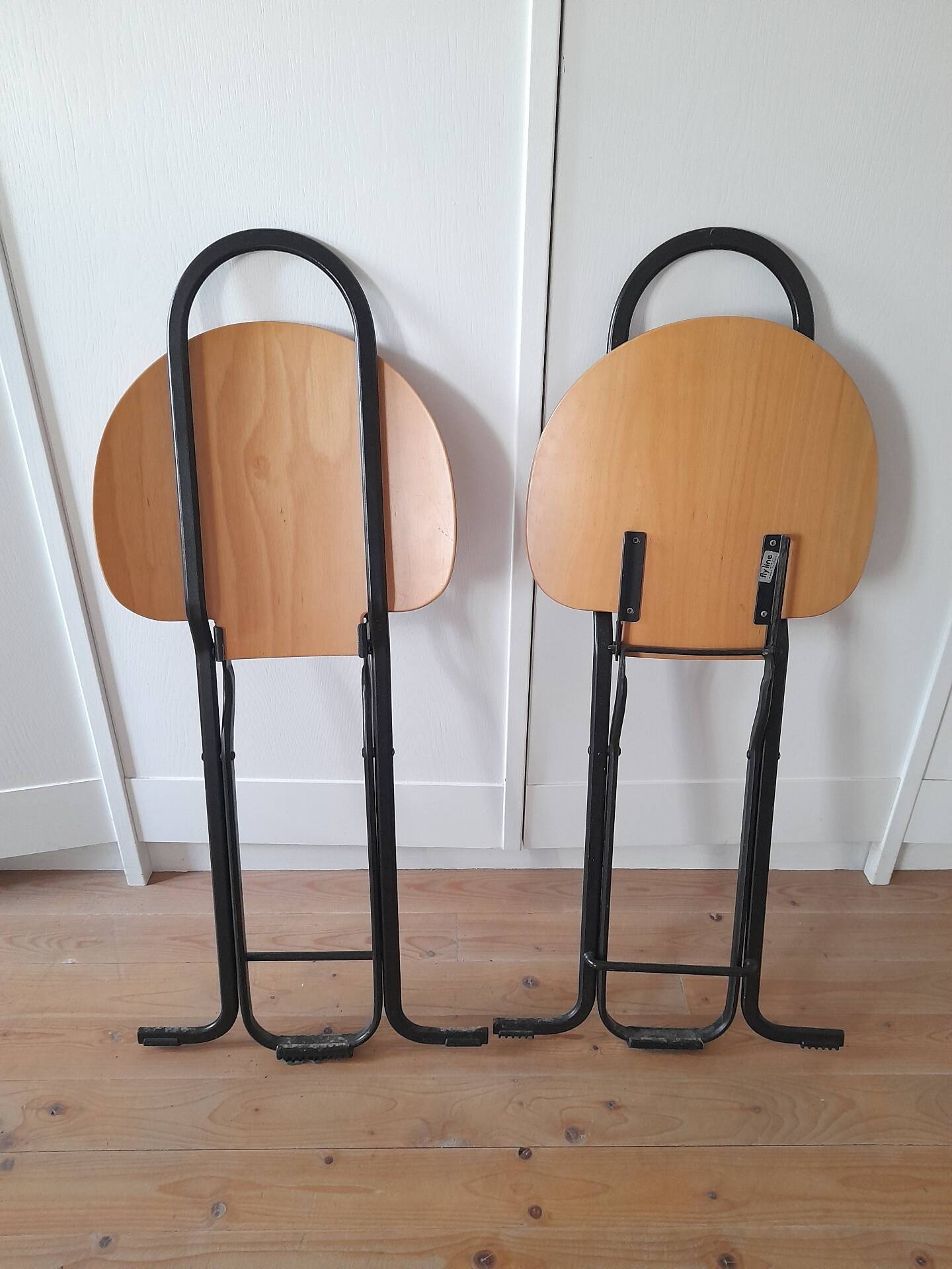 Set of 2 folding chairs Daphne by Gastone Rinaldi for Fly line