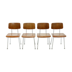 Set de 4 chaises de salle