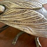 Fly ashtray brass