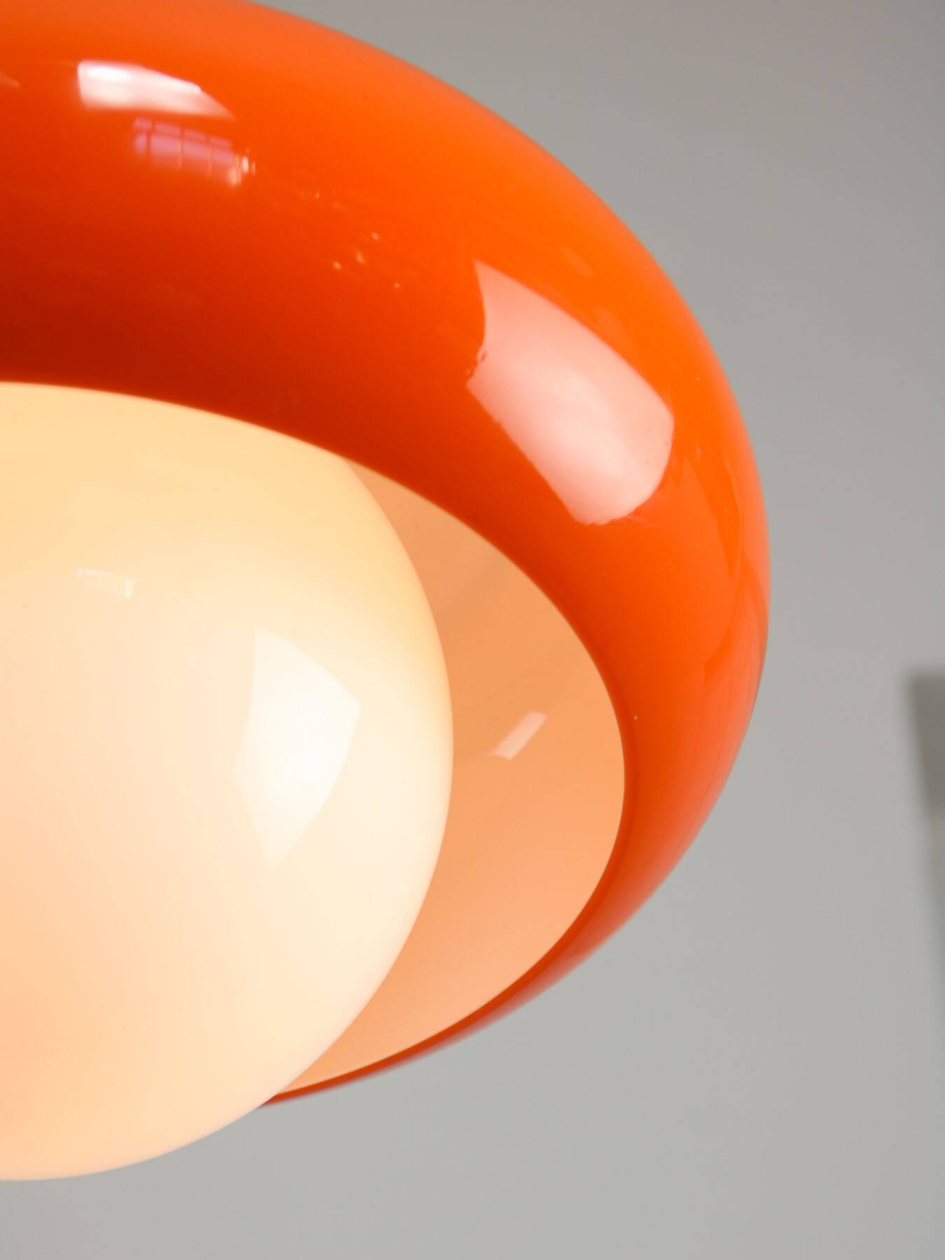 Space Age Model Best Pendant from Guzzini in Orange, 1970s