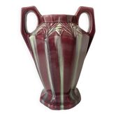 Amphora vase from the pottery of Vierzon by Louis Gueule.