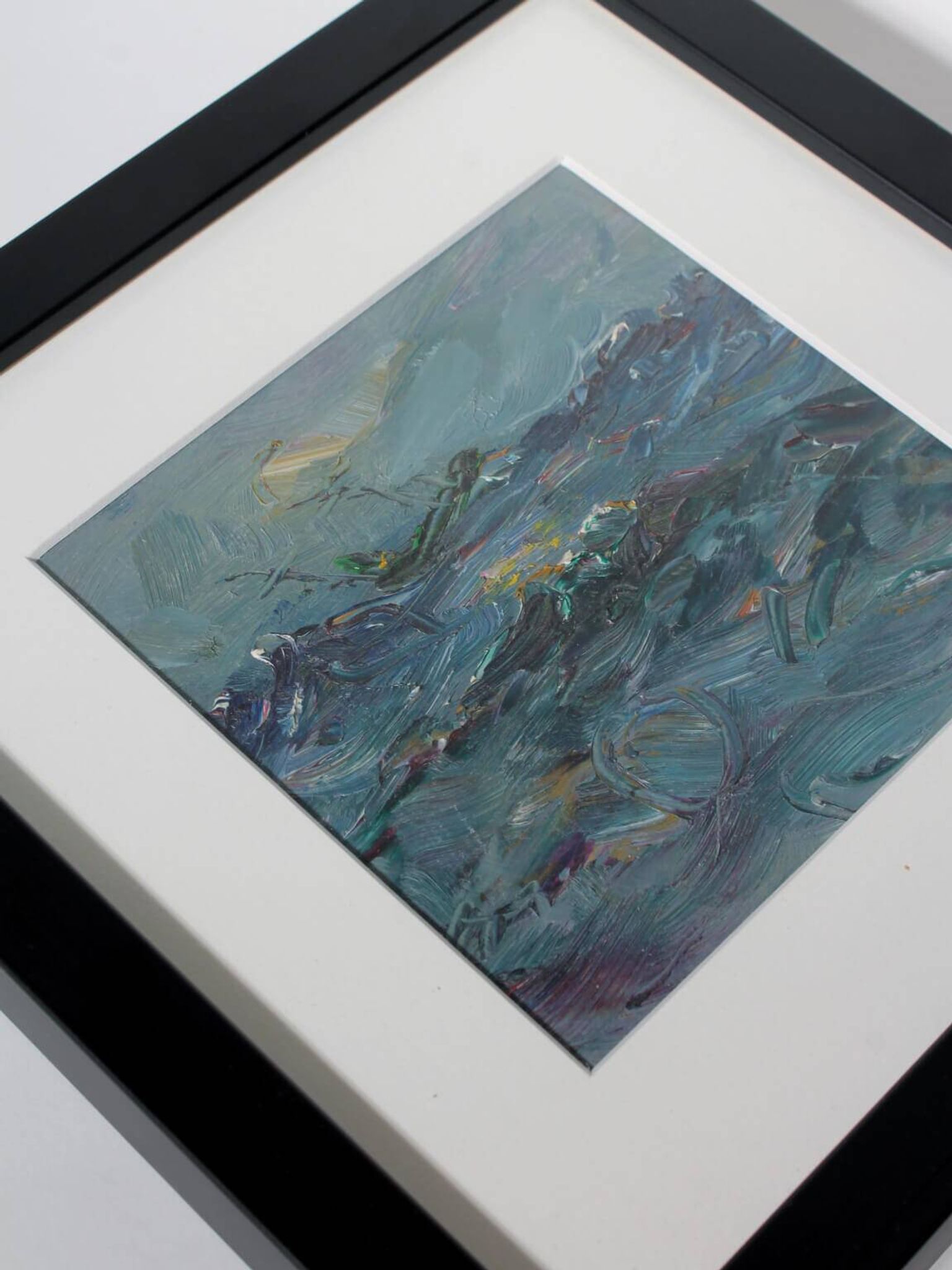 Oil Painting "The Dark Sea", 1960s, Latvia