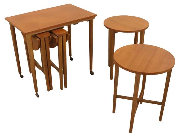 Nesting tables Poul Hundevad vintage