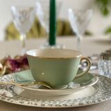 4 assiettes plates Anglaises.