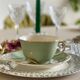 4 English dinner plates.