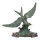 Sculpture Art Déco Goéland sur Socle en Marbre Patine Bronze 51 cm