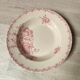 6 plates in iron clay U&C Sarreguemines Digoin