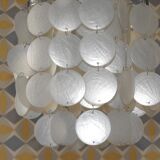 Mother-of-pearl chandelier 70s.