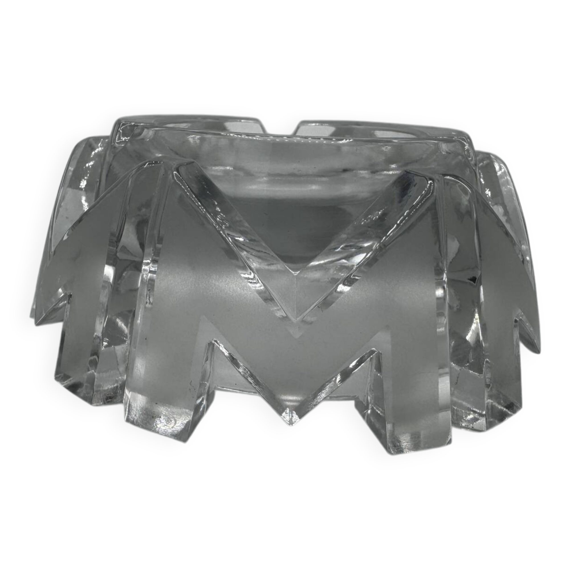 Martell ashtray by Pierre Carmin, luxury version, numbered Baccarat.