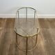 Oblong Coffee Table in Brass and Glass, by Maison Baguès, 1960s.