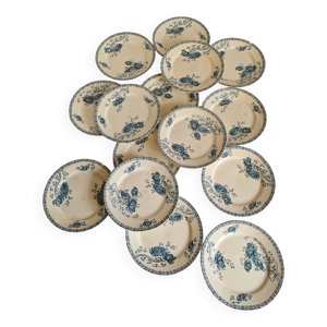 15 assiettes à dessert