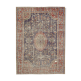 Red vintage large area rug 316 x 230 cm