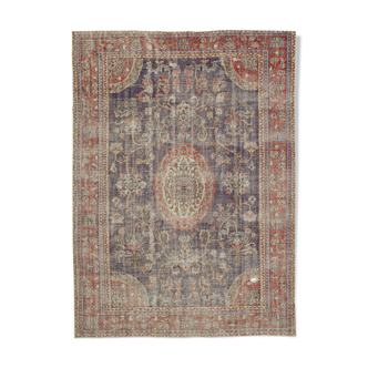 Tapis grand surface vintage rouge 316 x 230 cm