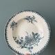 Set of 7 mismatched hollow plates Terre de Fer XIXth