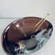Vintage ashtray, Murano Sommerso, with pestle and label, circa 1960s