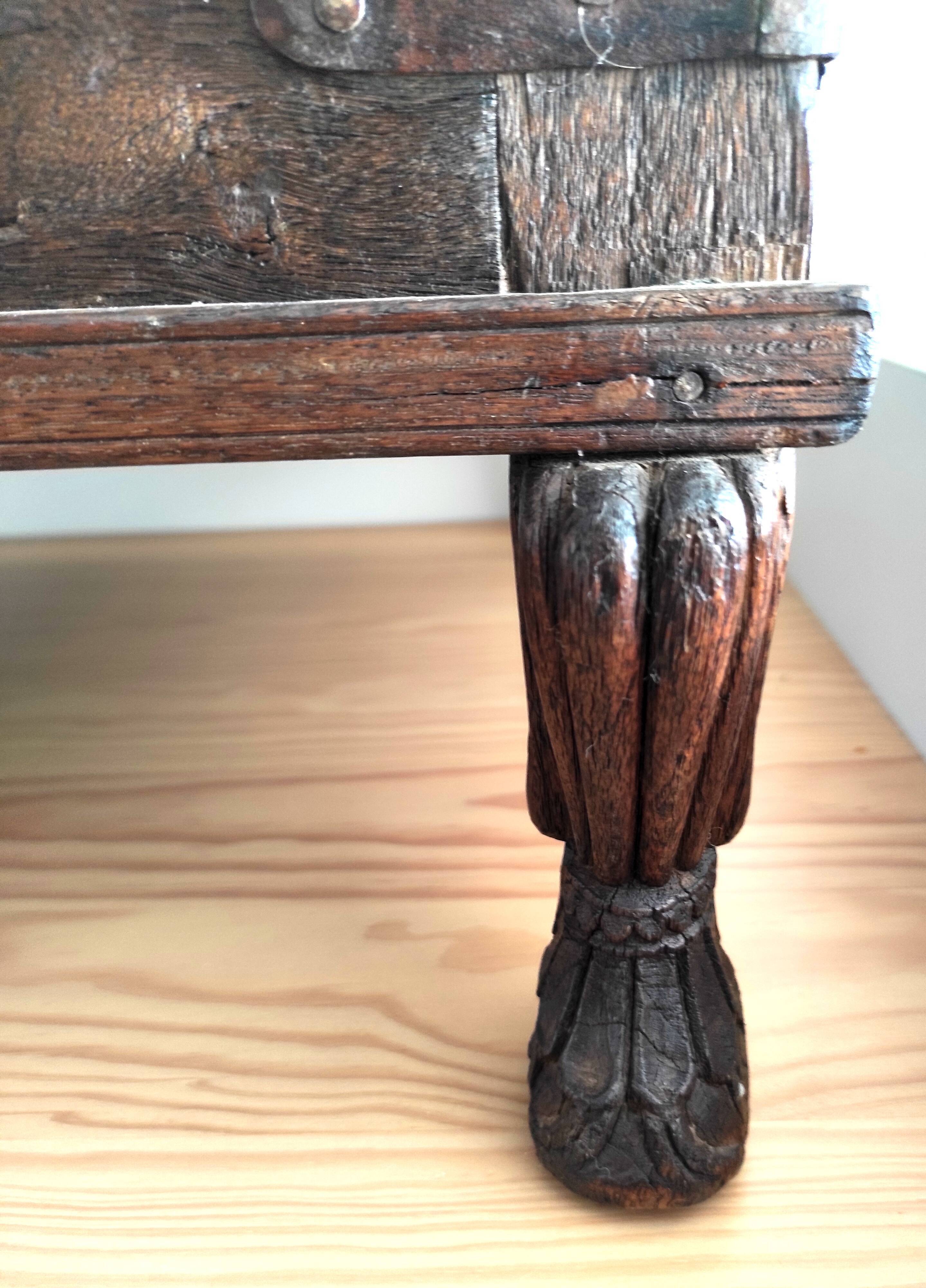 Portable Writing Office Oak XVIIIth