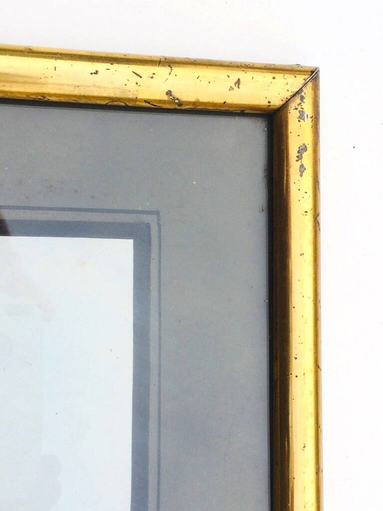 Neapolitan gouaches: View of Naples. 19th century. Giuseppe Scoppa (attributed)