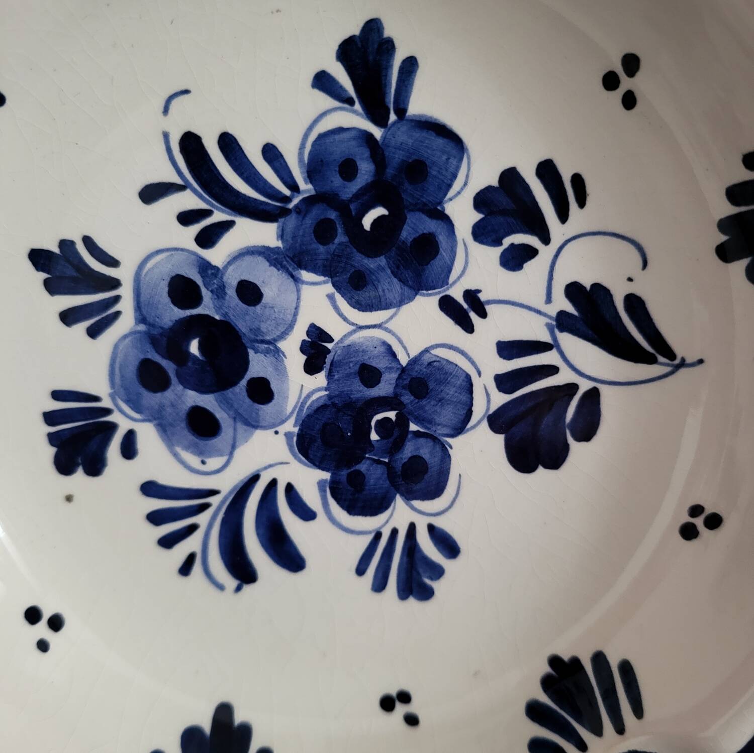 Cendrier bleu de Delfts vintage en excellent état