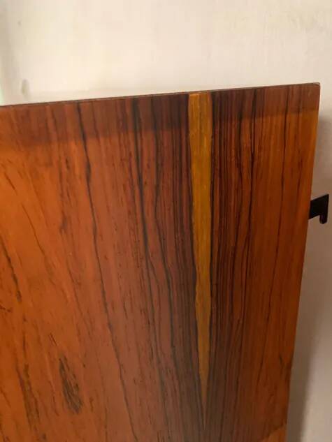 Rosewood display cabinet by Idee Mobel, Pesch, Germany, 1960s