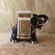 Terracotta elephant plant holder