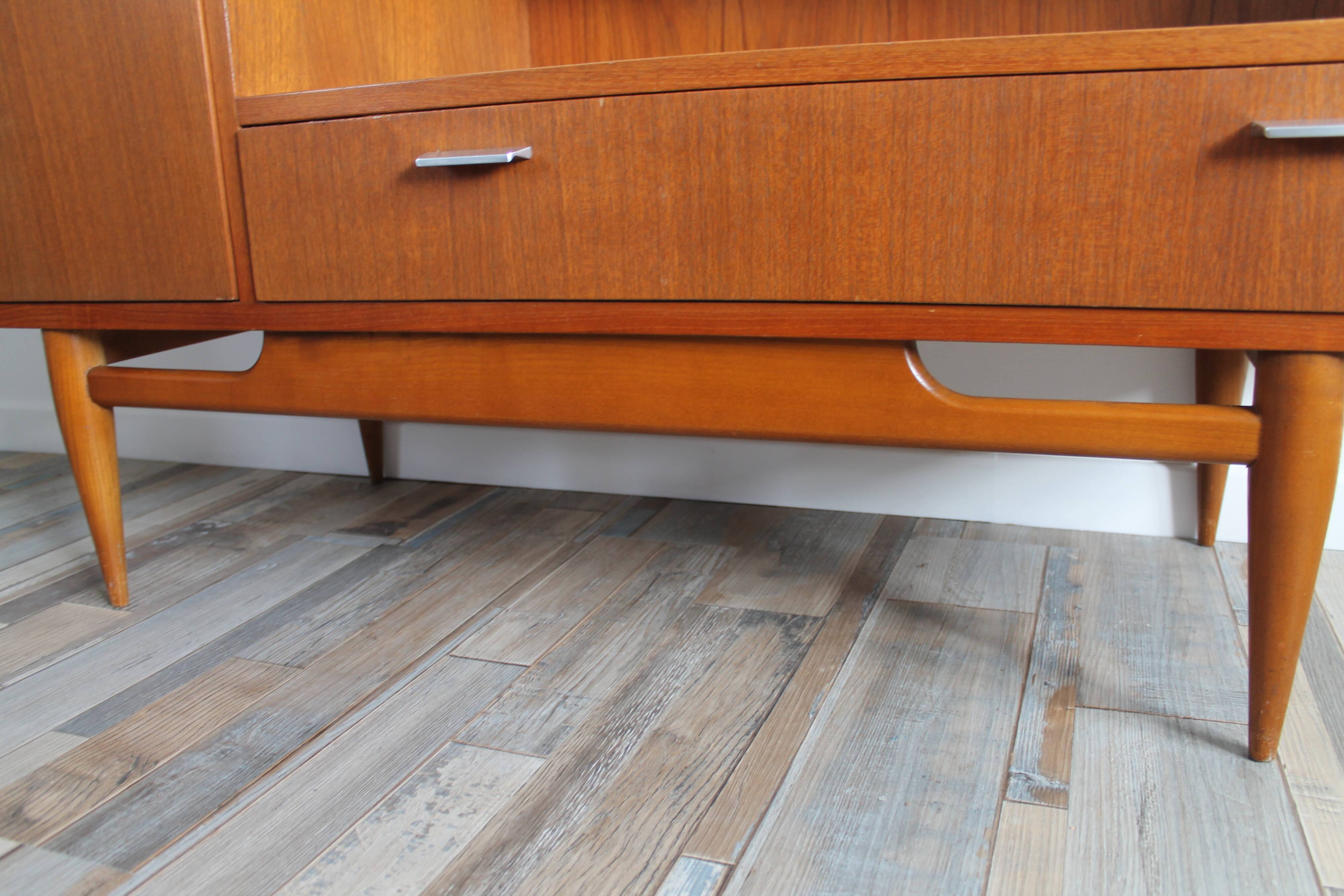 Scandinavian TV furniture enfilade from the 60s