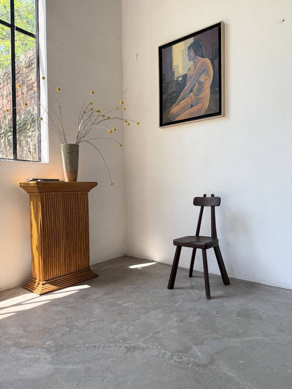 Brutalist children's chair 1900