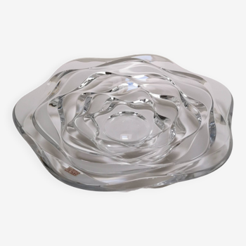 Coupe en cristal fleur