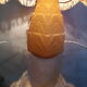 C.L.A art deco art in moulded opaque glass 1930 35x20cm