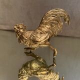 Subject to the silver metal rooster