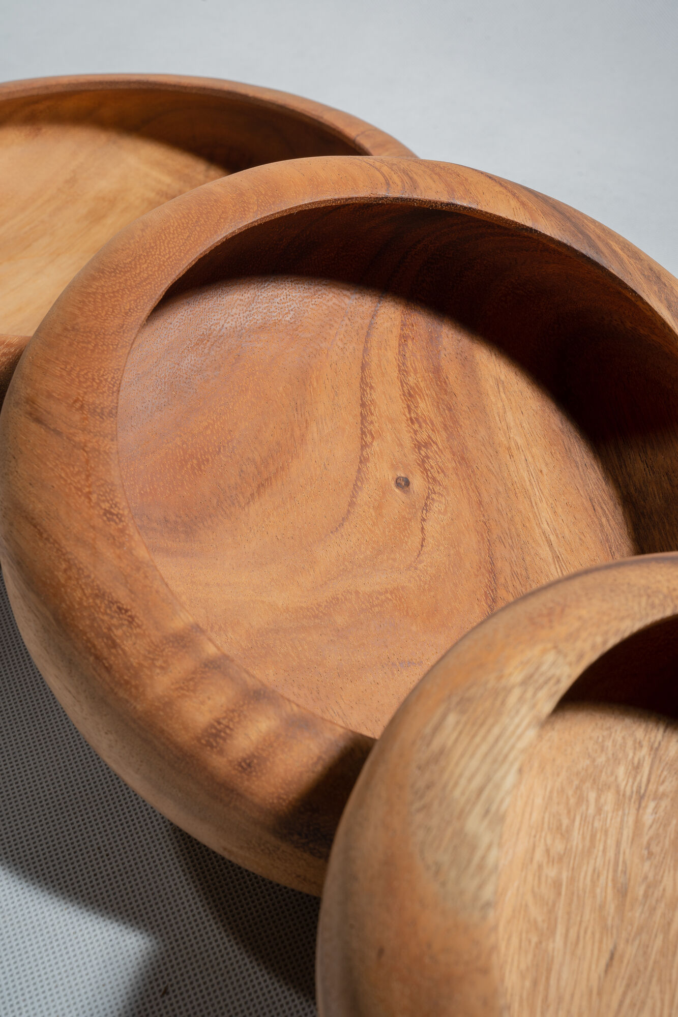 Bowl or monoxyl teak cut d:25.5