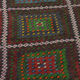 Area kilim rug ,vintage wool turkish handknotted kilim, 218x320 cm rug