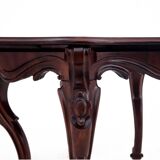 Neorococo Walnut Table, Scandinavia, Around 1880