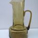 Carafe vintage en verre bullé, soufflé