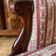 Louis Philippe style armchair with footrest from the 19th century.