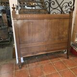 Old oak headboard