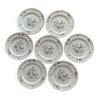 Assiettes Sarreguemines vintage