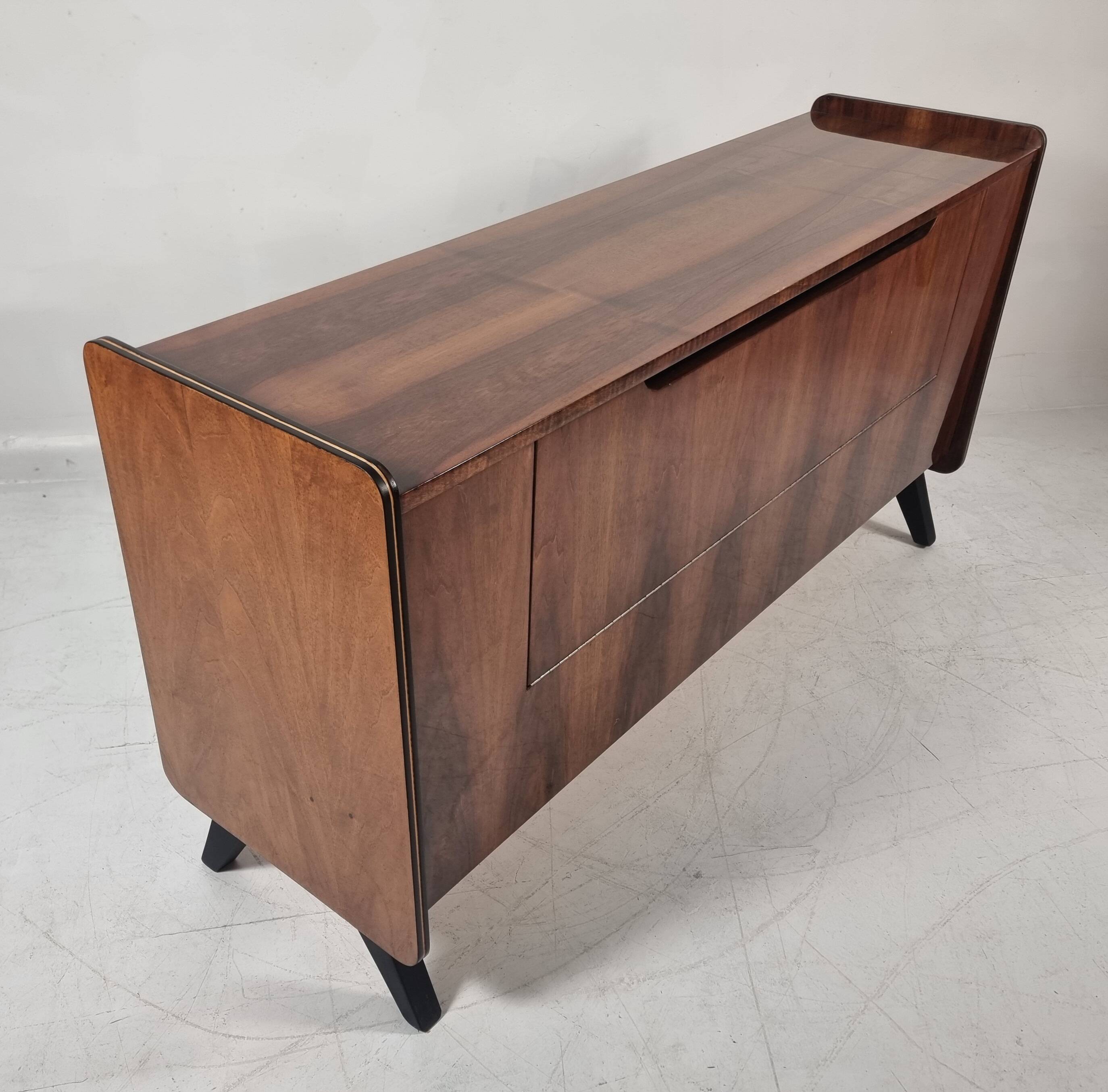 Commode vintage en noyer, 1970