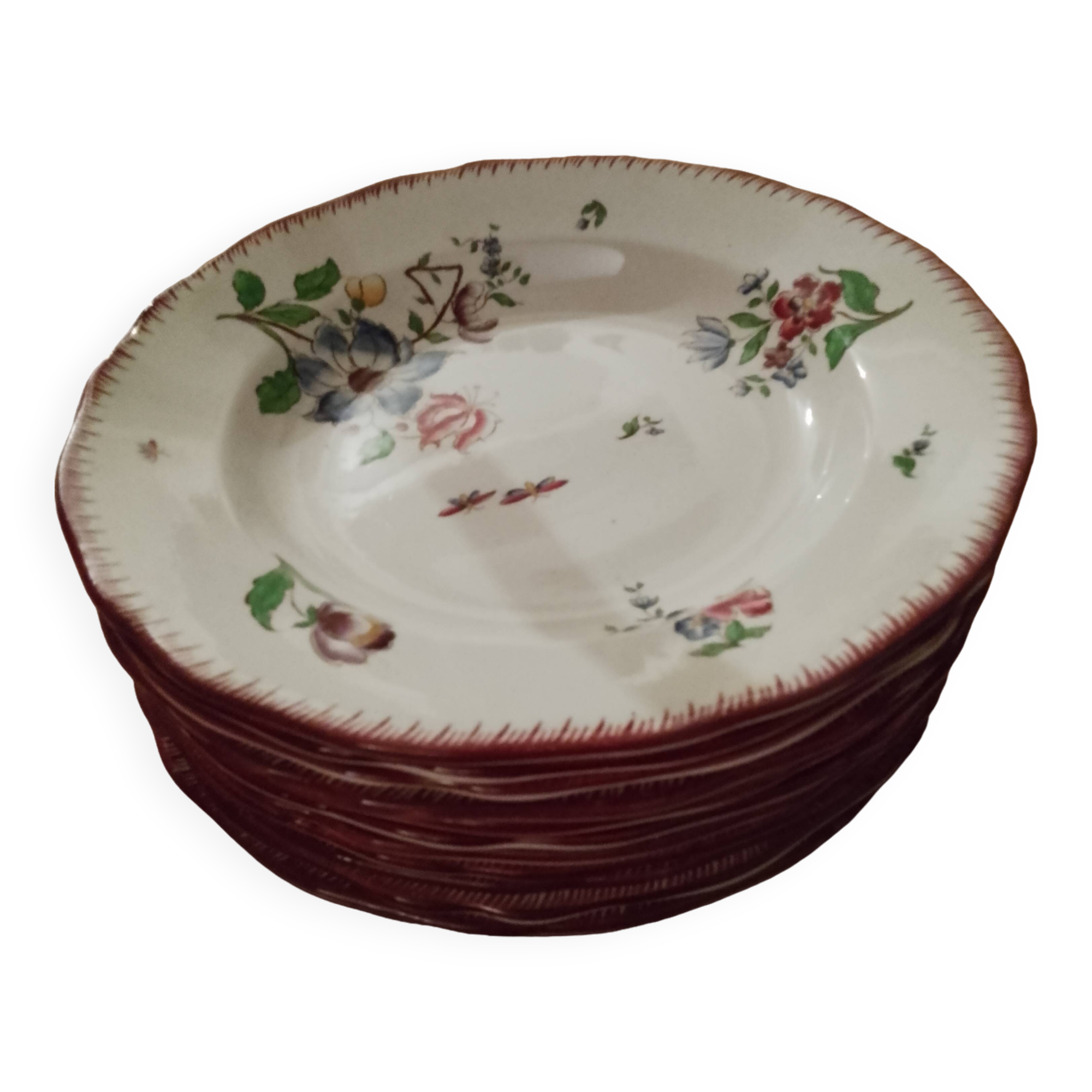 Sarreguemines plates, Strasbourg model