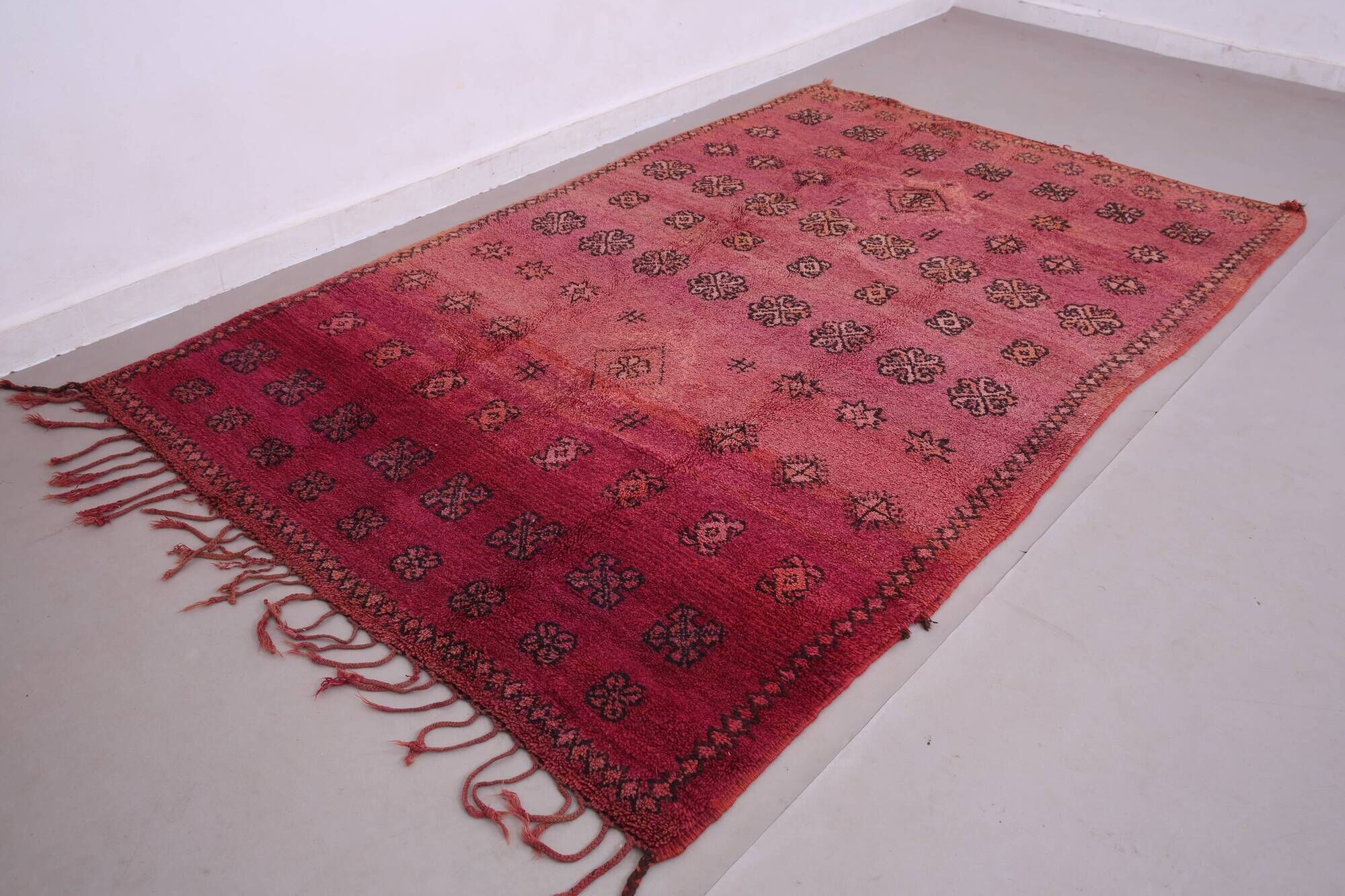 Vintage Moroccan Rug 171 x 275 cm - Berber Wool Rug - Handmade Rug Bohemian