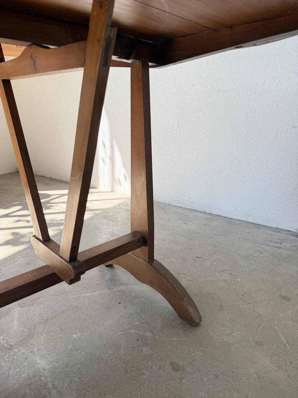 1950s oak winegrower's table