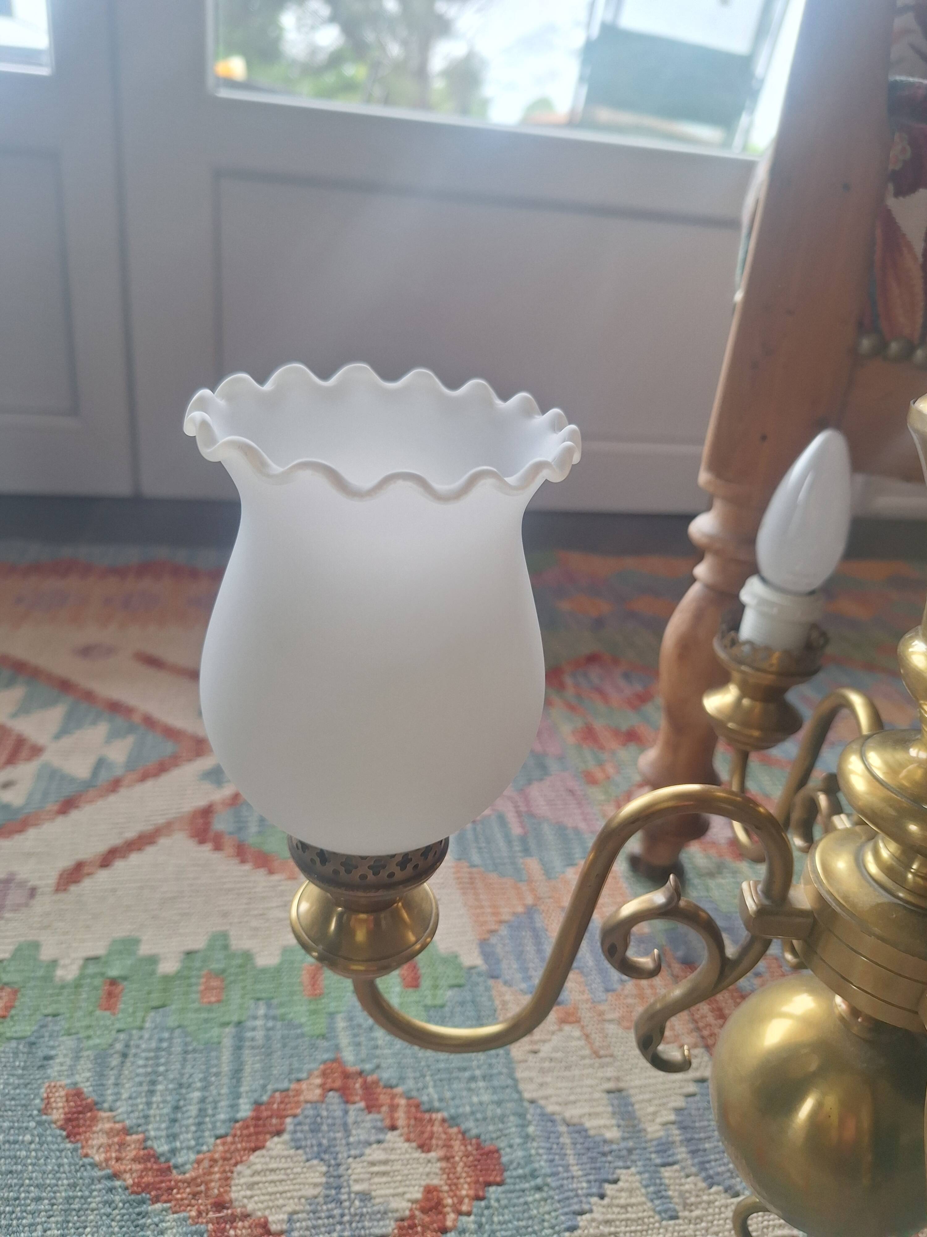 Lustre laiton verre