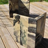 70s marble coffee table