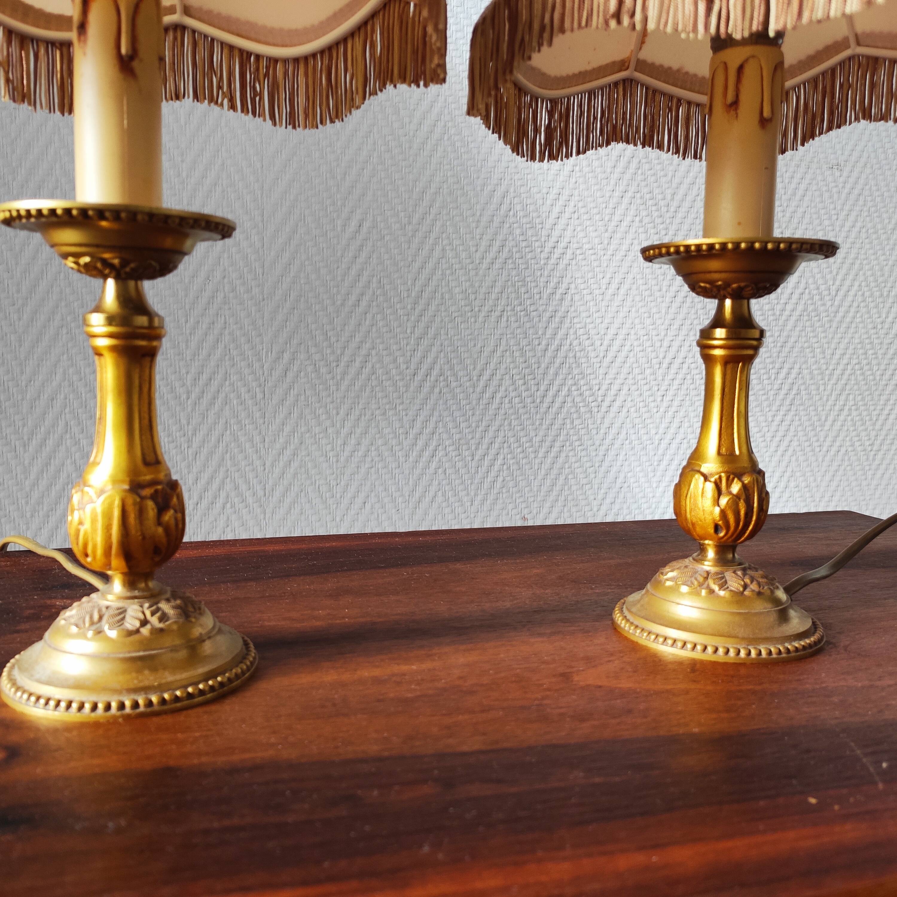 Pair of vintage lamps