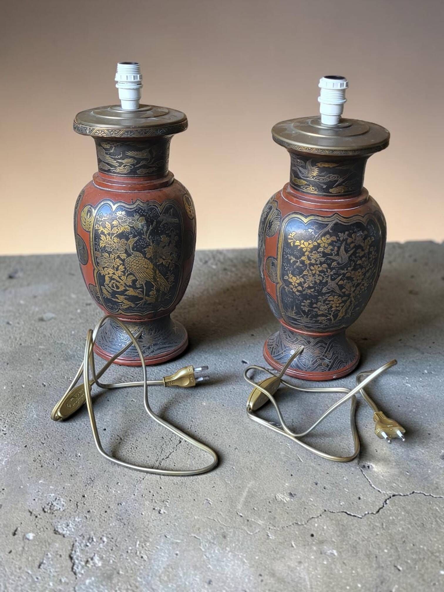 Japanese Meiji lamps 19th century
