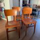 Set of 4 vintage Thonet chairs, vintage chair, dining chair - retro vintage bistro chair - signed Thonet