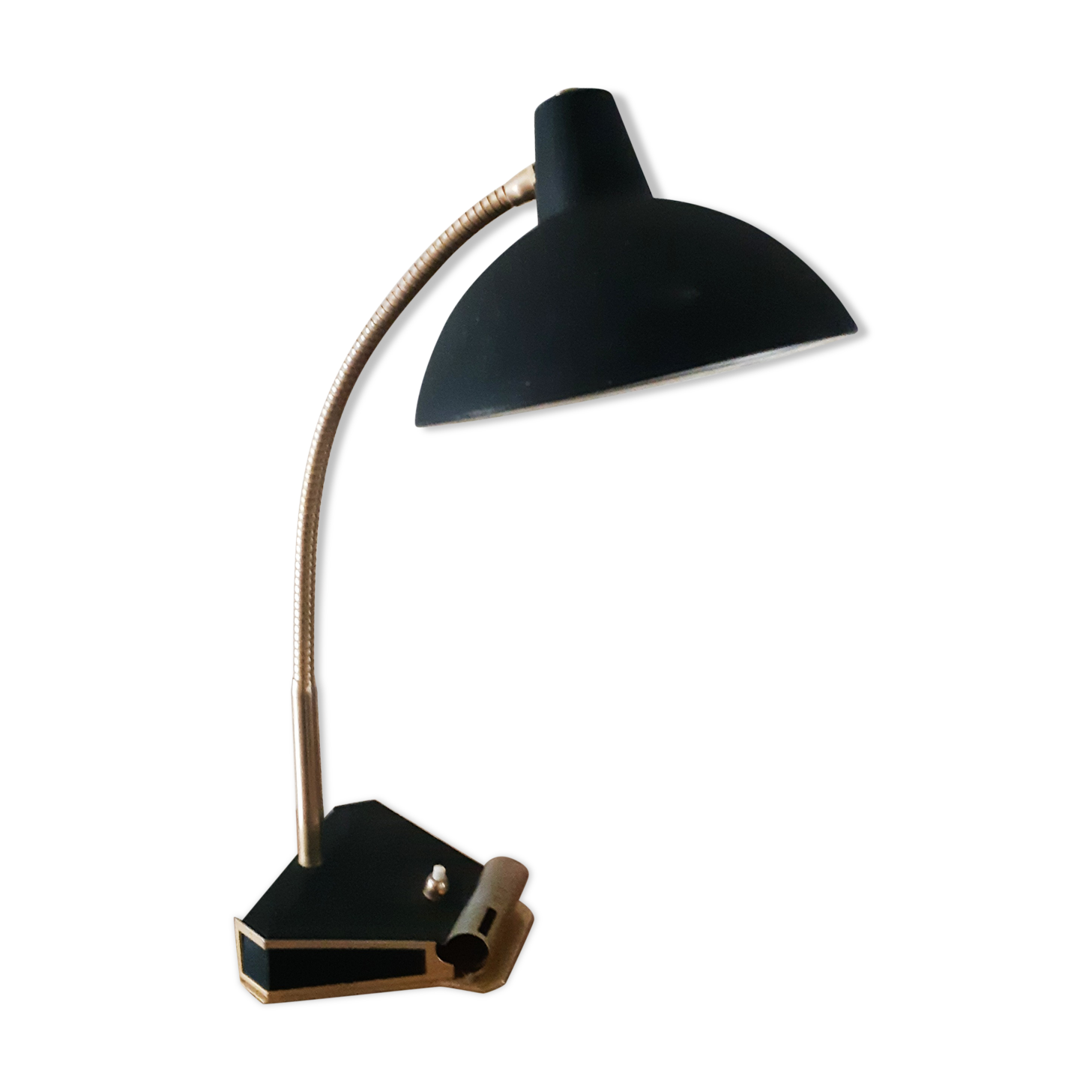Black desk lamp